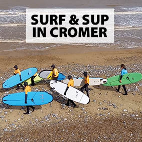 Surf or SUP in Cromer