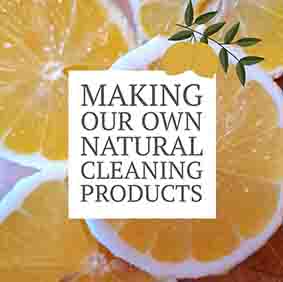 Making your own cleaning products from natural ingredients - eco friendly