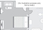 Lookout Room at no4 Cromer Bed & Breakfast Floorplan