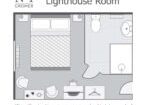 No4 Cromer Lighthouse Room Floorplan